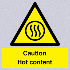 Caution Hot content
